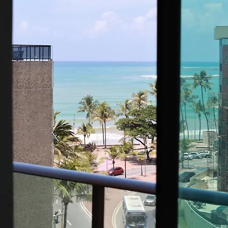 Maceio Ferias Apto Com Varanda Vista Mar Exterior foto