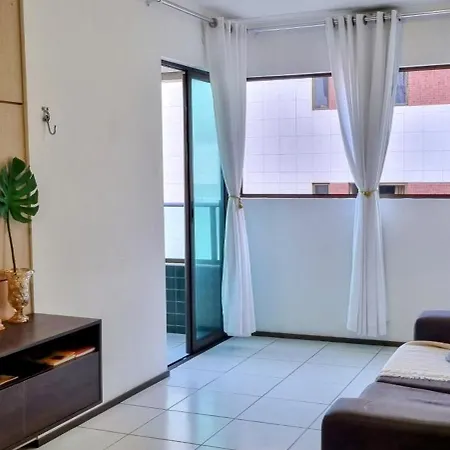 Maceio Ferias Apto Com Varanda Vista Mar Exterior foto