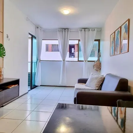 Maceio Ferias Apto Com Varanda Vista Mar Exterior foto